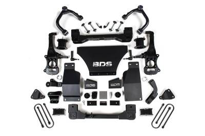 BDS Suspension - BDS Suspension BDS1852H 4" FOX Lift ARC V8 Gas 3" Rear Block for 25 Chevy 1500