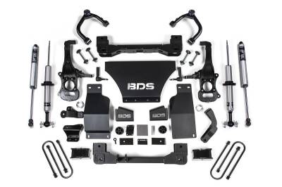 BDS Suspension - BDS Suspension BDS1851FSR 4" Lift V8 Gas 3" Rear Block FOX 2.0 for 25 Chevy 1500