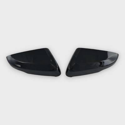 Trim Illusion - Trim Illusion MC6352BLK Front Door Mirror Covers Black Cadillac ATS/CTS/CT5/CT6