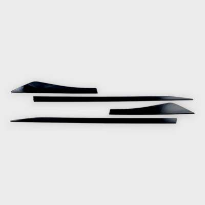 Trim Illusion - Trim Illusion SM6110BLK Body Side Trim Molding Black for 21-25 Nissan Rogue