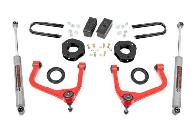 Rough Country Suspension Systems - Rough Country 28830RED_A 3.5" Suspension Lift Kit for 25-26 GMC Sierra 1500