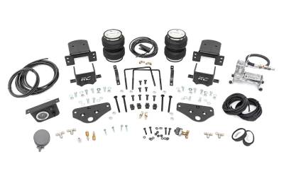 Rough Country Suspension Systems - Rough Country 10038AC Rear Air Spring Kit w/Compressor for 17-26 Ford F250/F350