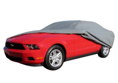 Rampage - Rampage 1600 Custom Car Cover 4 Layer Breathable Grey for 05-14 Ford Mustang
