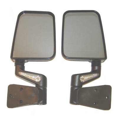 Rugged Ridge - Rugged Ridge 11015.20 Heated Door Mirror Kit LED Signals Black