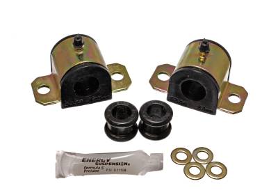 Energy Suspension - Energy Suspension 16.5122G Sway Bar Bushing Set Rear Polyurethane Black