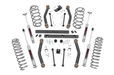 Rough Country Suspension Systems - Rough Country 4" Suspension Lift Kit for 97-02 Jeep Wrangler TJ 4WD 90630
