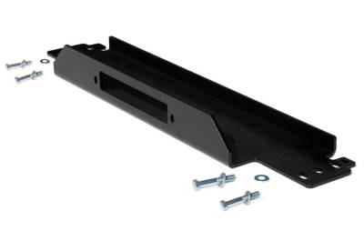Rough Country Suspension Systems - Rough Country Front Winch Mount for OEM Steel Bumper for Jeep Wrangler TJ 1189