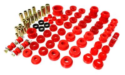 Energy Suspension - Energy Suspension 16.18103R Hyper-Flex Master Bushing Kit Red