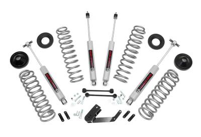 Rough Country Suspension Systems - Rough Country 3.25" Suspension Lift Kit for 07-18 Wrangler JK 4DR 4WD PERF694