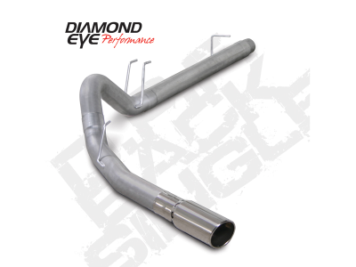 Diamond Eye Performance - Diamond Eye K4360A Kit 4" Diesel Particulate Filter-back Single Aluminized 2008-
