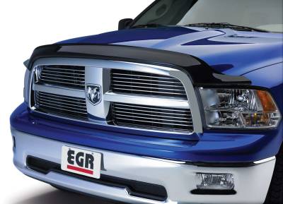 EGR - EGR 392851 AeroWrap Hood Guard Bugdeflector Smoke for 10-18 Ram HD