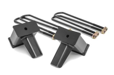 ReadyLift - ReadyLift 5.0" Rear Fabricated Steel Block w/U-bolt Kit Super Duty 66-2750