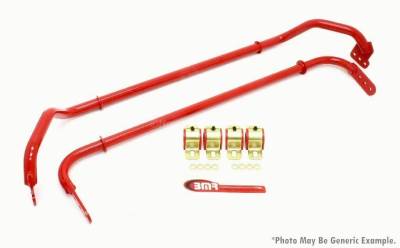 BMR Suspension - BMR Suspension SB030R Sway Bar Kit w/Bushings Front Sb016r & Rear Sb017r