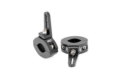 Rough Country Suspension Systems - Rough Country Universal LED Light Mount Clamp Black for 1"-1.5" Tube 70170