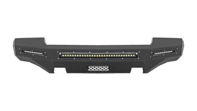 Rough Country Suspension Systems - Rough Country 10913 High Clearance Black Front Bumper for 07-13 Sierra 1500