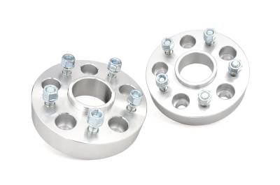 Rough Country Suspension Systems - Rough Country 2" 5x5.5 Aluminum Wheel Spacers Pair for 12-18 Ram 1500 10091