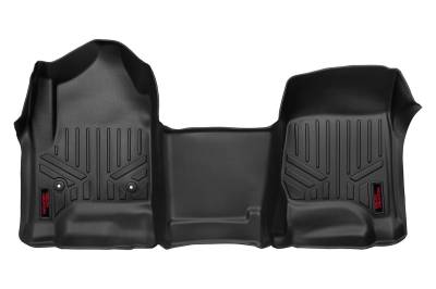 Rough Country Suspension Systems - Rough Country Front Floor Liners Black 14-18 Silverado/Sierra M-2114
