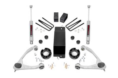 Rough Country Suspension Systems - Rough Country 3.5" Suspension Lift Kit 07-16 Silverado/Sierra 1500 4WD 19431A