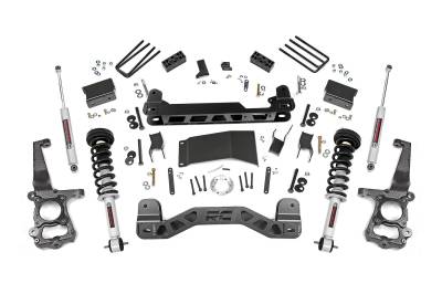 Rough Country Suspension Systems - Rough Country 55531 4" Suspension Lift Kit for 15-20 Ford F150 4WD