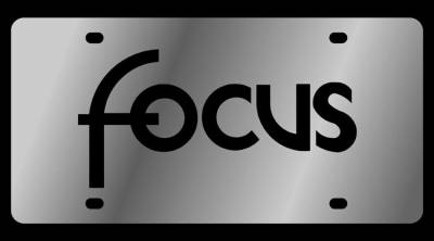 Eurosport Daytona - Eurosport Daytona 1524-1 Stainless License Plate Focus Logo