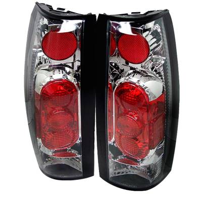 Spyder Auto - Spyder Auto 5001337 Euro Style Taillights Chrome/Clear
