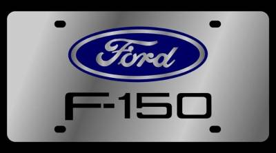 Eurosport Daytona - Eurosport Daytona 1505-1 Stainless License Plate Ford F150 Logo