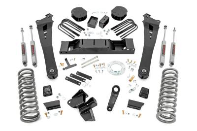 Rough Country Suspension Systems - Rough Country 30930 5" Suspension Lift Kit for 20-24 Ram 3500 DRW 4WD w/Air