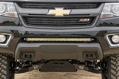 Rough Country Suspension Systems - Rough Country 30" LED Light Bar Bumper Mounts 15-22 Colorado/Canyon 70536