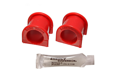 Energy Suspension - Energy Suspension 16.5130R Sway Bar Bushing Set Front Polyurethane Red
