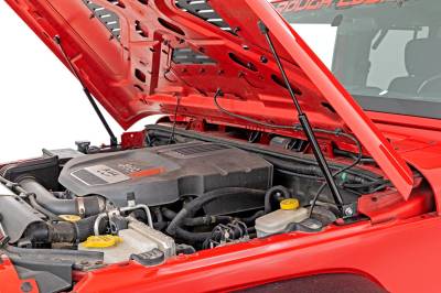 Rough Country Suspension Systems - Rough Country 10643 Hydraulic Hood Support Strut Kit for 07-18 Wrangler JK