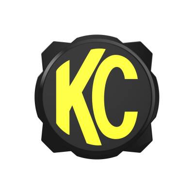 KC Hilites - KC HiLiTES 5111 Hard Light Cover for Gravity LED Pro6 6" Black/Yellow Each