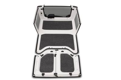 BedRug - Bed Rug Front/Rear Carpeted Hardtop Headliner for JL 4DR HLJL184DRK
