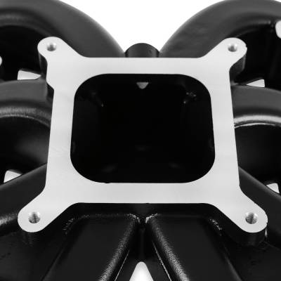 Holley - Holley Performance 300-132BK LS Single Plane Mid-Rise Intake