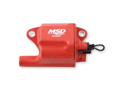 MSD - MSD Ignition 82878 Pro Power Ignition Coil for 05-13 GM LS2/LS7 Engines Red 8Pc