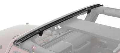 Bestop - Bestop 51243-01 Front Windshield Header Channel Kit for 07-18 Jeep Wrangler JK