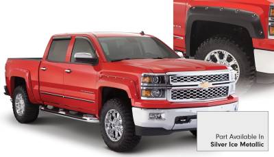 Bushwacker - Bushwacker Pocket Style F/R Fender Flares-Painted Silverado 1500 40959-54