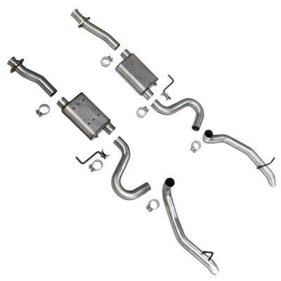 BBK Performance Parts - BBK Performance Cat-Back Dual Exhaust System-Aluminized 87-1993 Mustang 3002