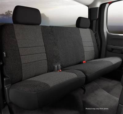 FIA - OE30 Series Tweed Custom Fit Charcoal Rear Seat Cover