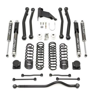 ReadyLift - ReadyLift 69-6042 Terrain Flex 4-Arm Kit W/Falcon Shocks 20-25 Jeep JT Gladiator