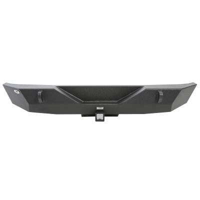 Smittybilt - Smittybilt 76855 XRC Rear Bumper w/Hitch Black for 07-18 Jeep Wrangler JK 2/4DR