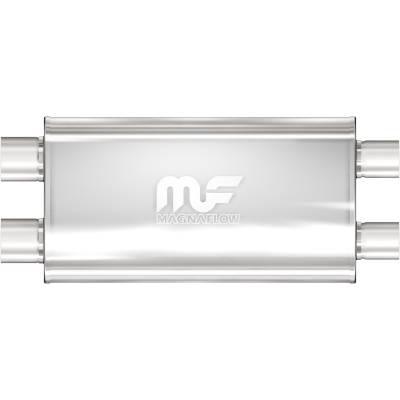 MagnaFlow Exhaust Products - MagnaFlow 12568 Straight-Through Muffler 2.5" Dual/Dual 5x22x11 Body
