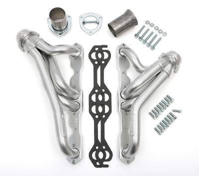 Hedman Hedders - Hedman 69648 HD Silver Mid-Length Swap Headers for SB Chevy" 87-95 Wrangler