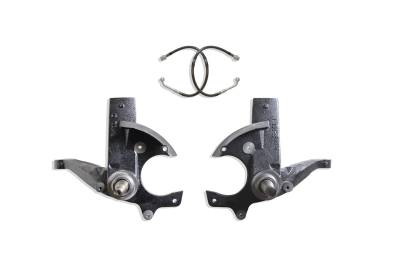 MaxTrac - MaxTrac 700130 3" Lift Spindles Extended Brake for 82-04 Chevy S-10 & Sonoma 2WD