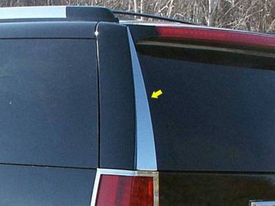 Quality Automotive Accessories - Quality Automotive RW47255 Rear Window Trim Kit 07-14 Cadillac Escalade