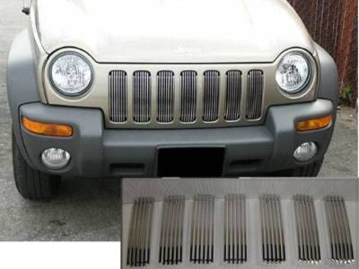 Quality Automotive Accessories - Quality Automotive SGB42090 Grille Accent Kit for Jeep Liberty