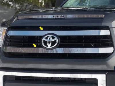 Quality Automotive Accessories - Quality Automotive SG14145 Grille Accent Kit for Toyota Tundra