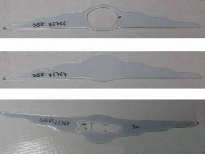Quality Automotive Accessories - Quality Automotive SGR45767 Stainless Graphic/Emblem for Chrysler 300
