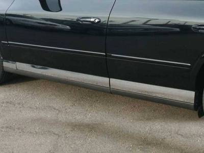 Quality Automotive Accessories - QAA TH40620 Stainless Rocker Panel Trim 6pc for 00-08 Lincoln LS