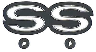 Auto Metal Direct - Auto Metal Direct W-393 Tail Panel Emblem for 69 Chevy Camaro