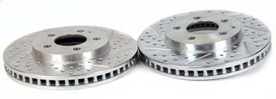 Baer Brake Systems - Baer Brakes 54130-020 05-10 Ford Mustang Base Front Disc Brake Rotor Set